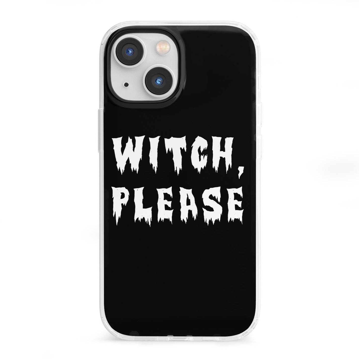 Witch Please iPhone 13 Mini Clear Bumper Case
