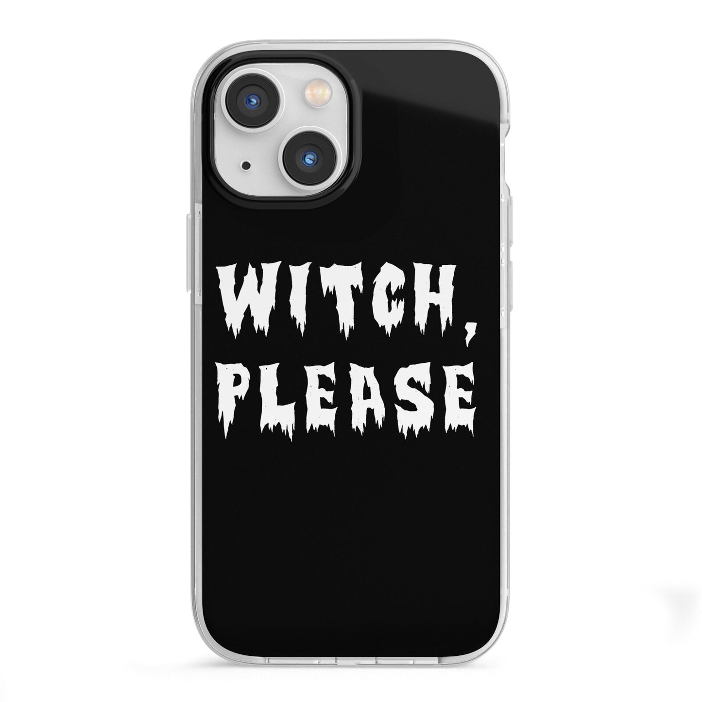 Witch Please iPhone 13 Mini TPU Impact Case with White Edges