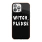 Witch Please iPhone 13 Pro Max TPU Impact Case with Pink Edges