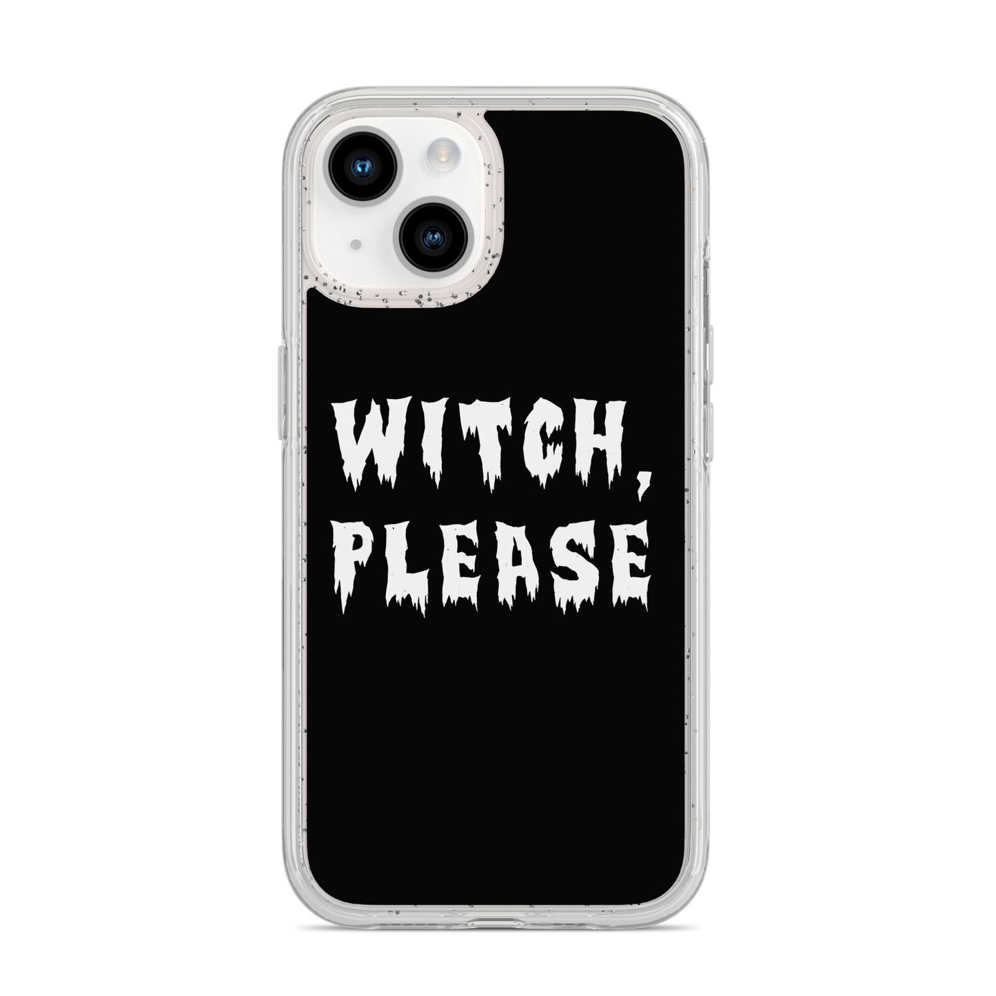 Witch Please iPhone 14 Glitter Tough Case Starlight