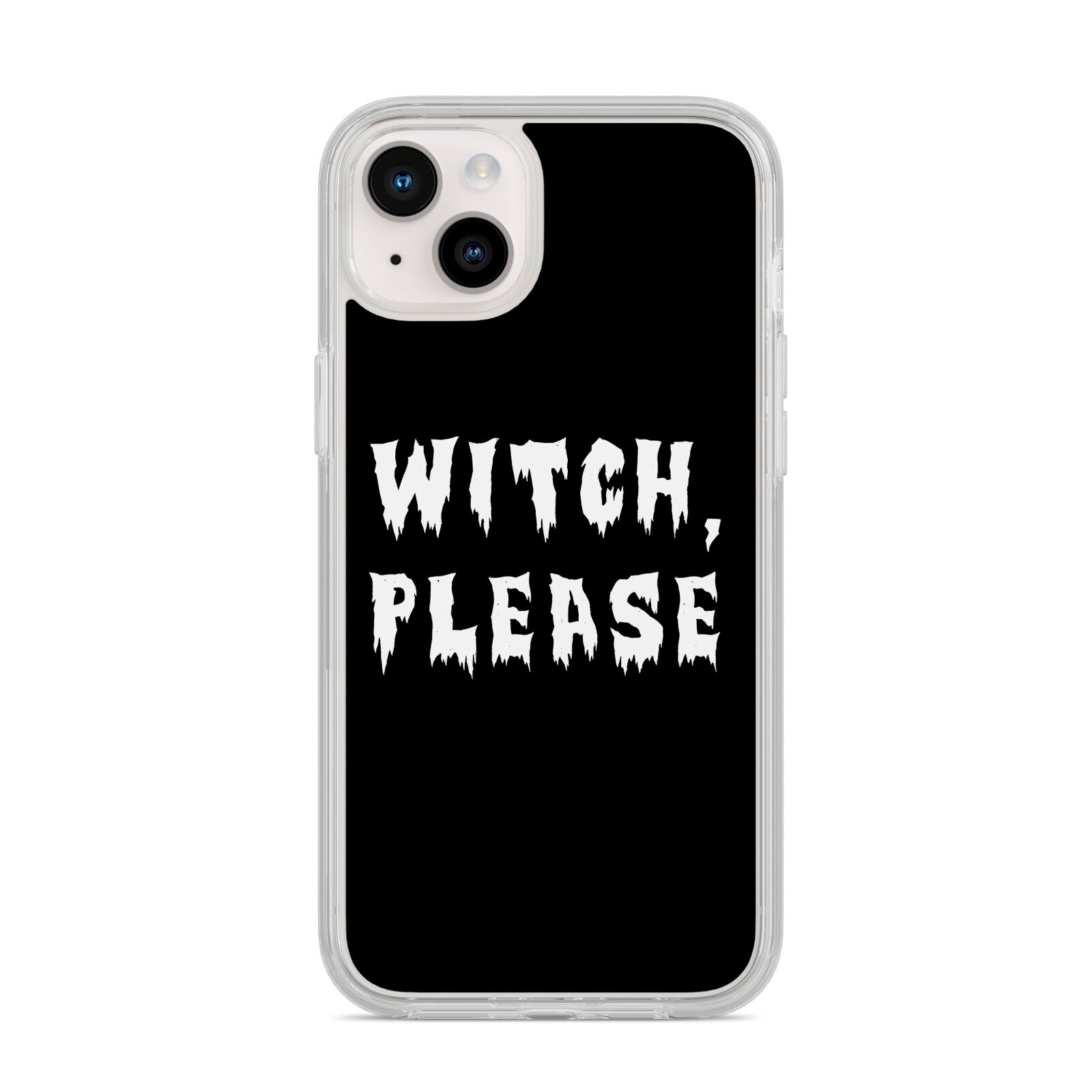 Witch Please iPhone 14 Plus Clear Tough Case Starlight