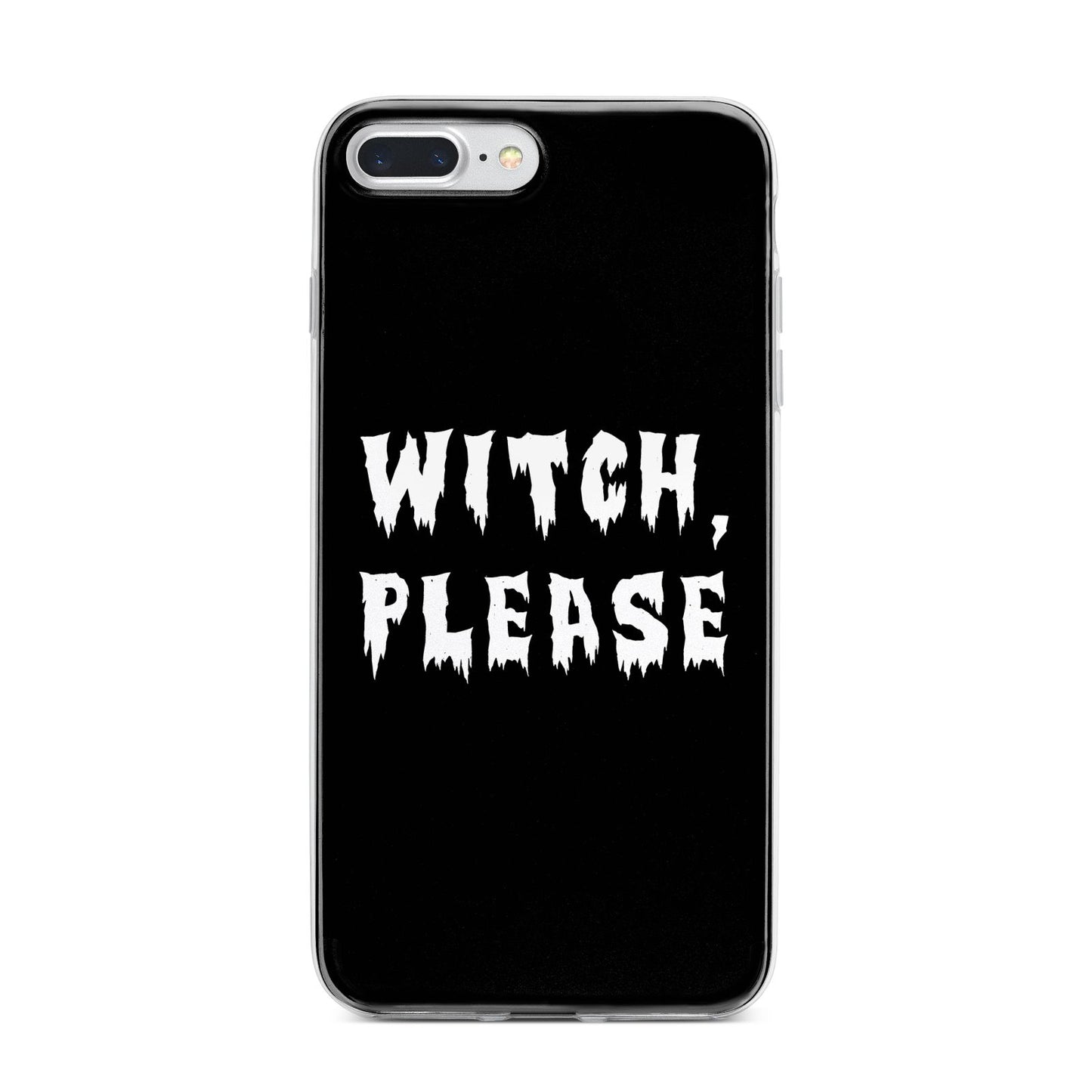 Witch Please iPhone 7 Plus Bumper Case on Silver iPhone