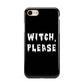 Witch Please iPhone 8 3D Tough Case on Gold Phone