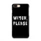 Witch Please iPhone 8 Plus 3D Snap Case on Gold Phone