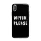 Witch Please iPhone X Bumper Case on Silver iPhone Alternative Image 1