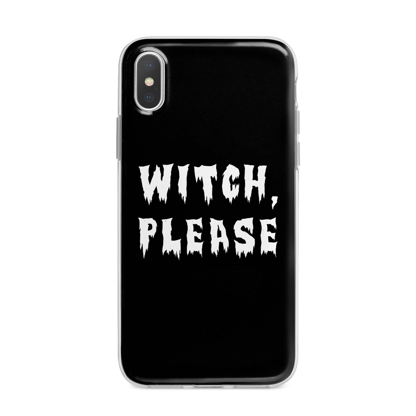 Witch Please iPhone X Bumper Case on Silver iPhone Alternative Image 1