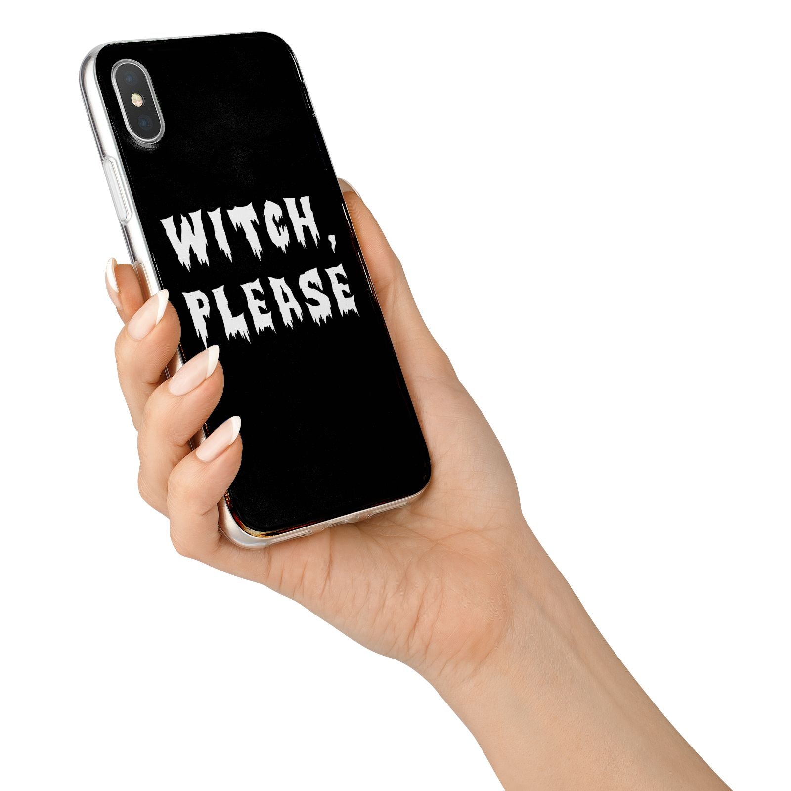 Witch Please iPhone X Bumper Case on Silver iPhone Alternative Image 2
