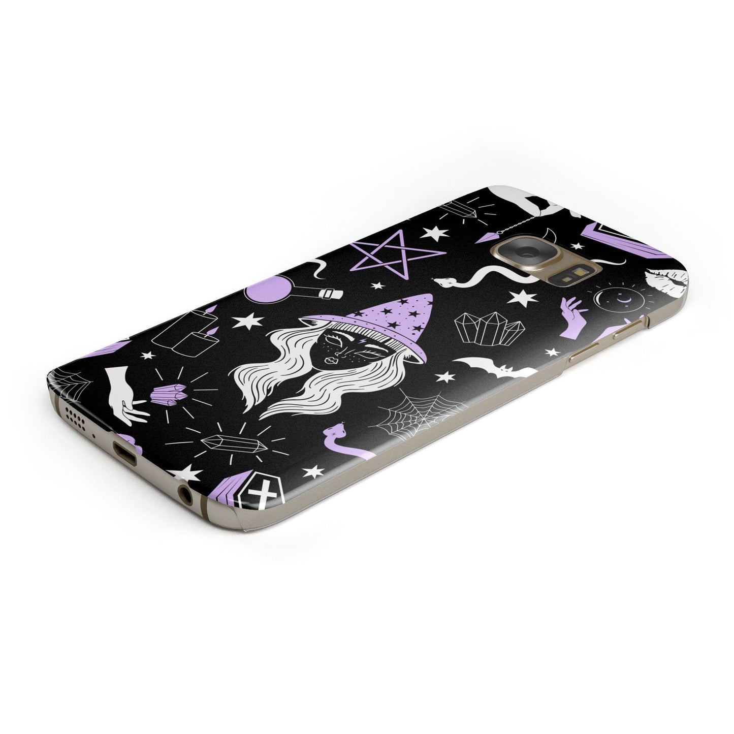 Witch Protective Samsung Galaxy Case Angled Image