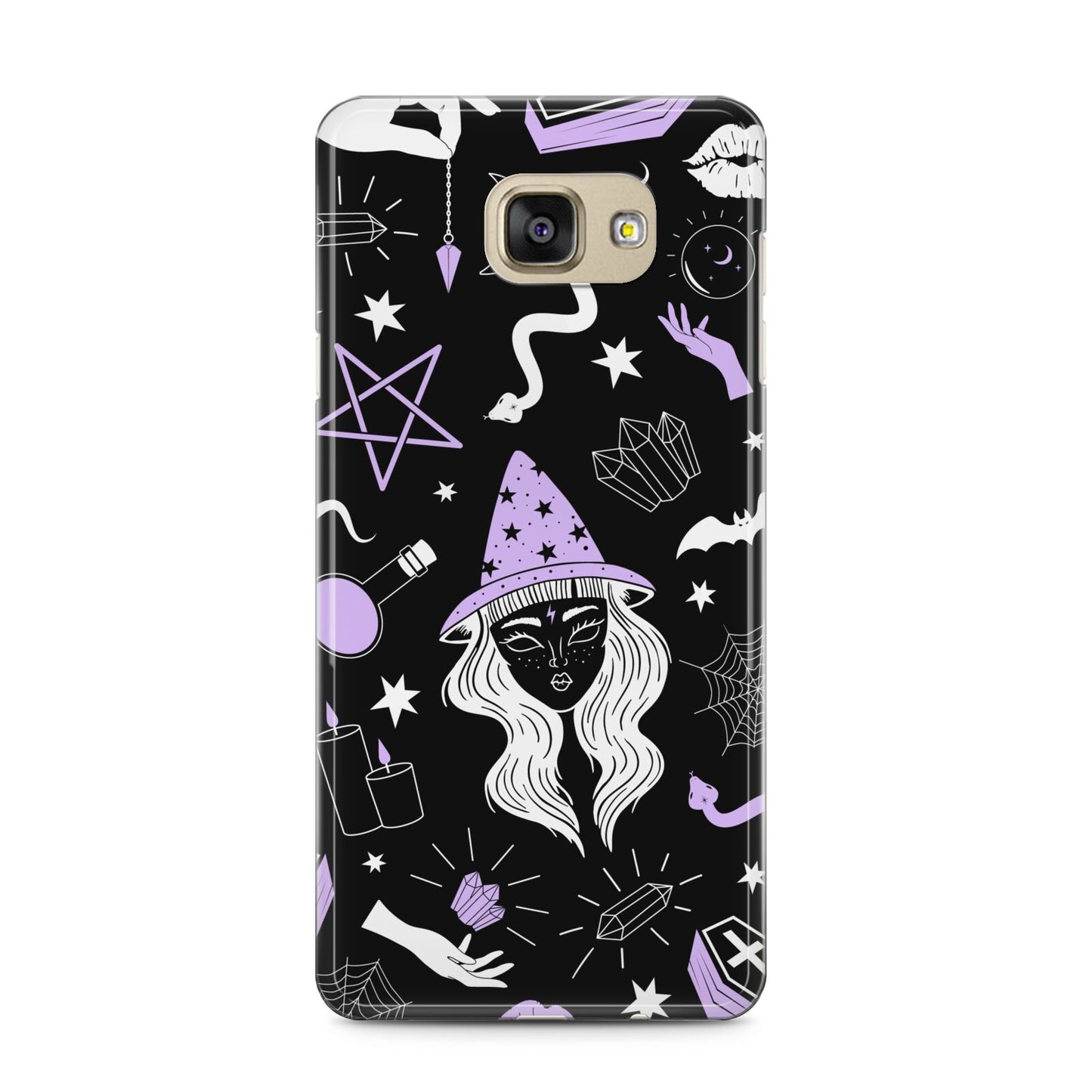 Witch Samsung Galaxy A5 2016 Case on gold phone