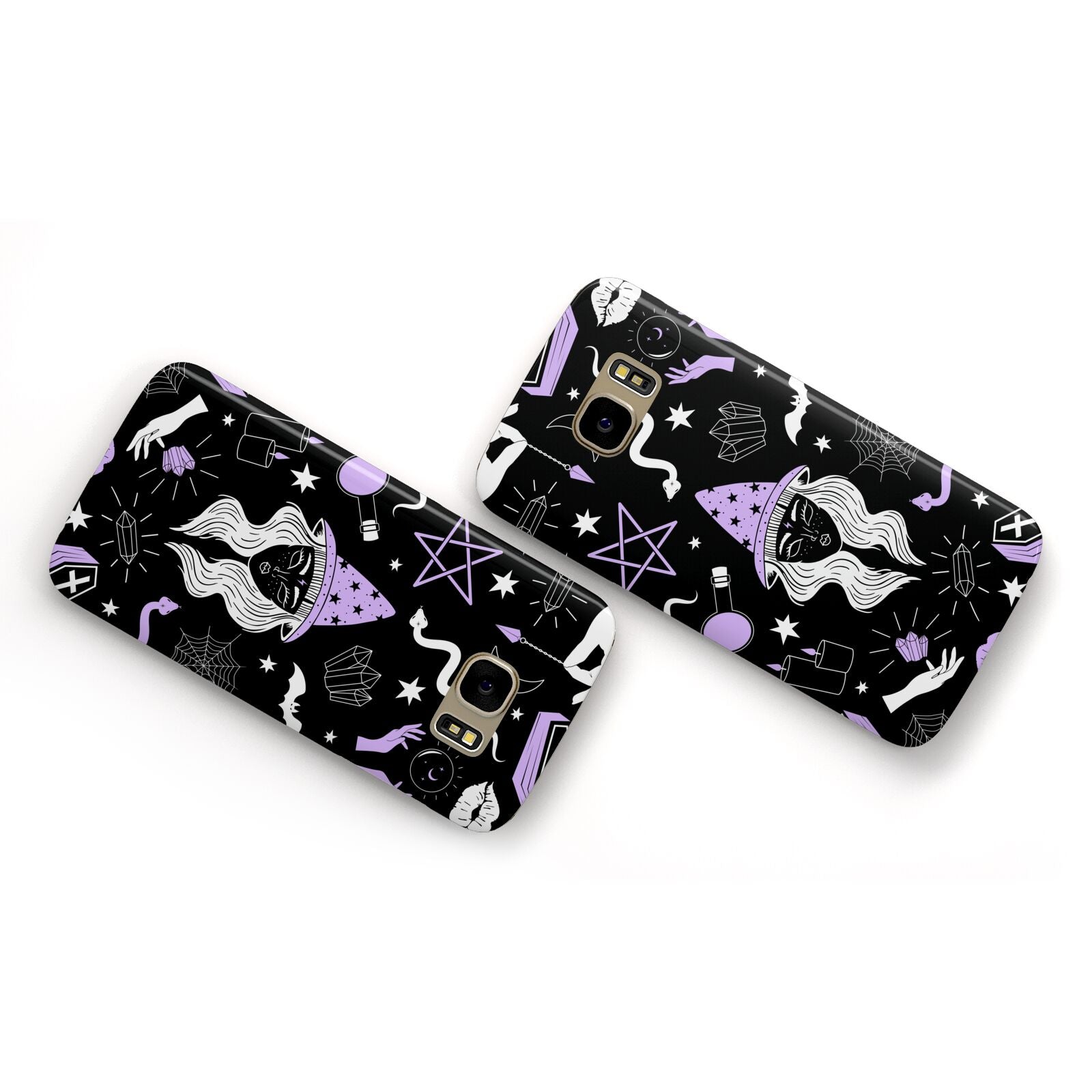 Witch Samsung Galaxy Case Flat Overview