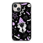 Witch iPhone 13 Black Impact Case on Silver phone