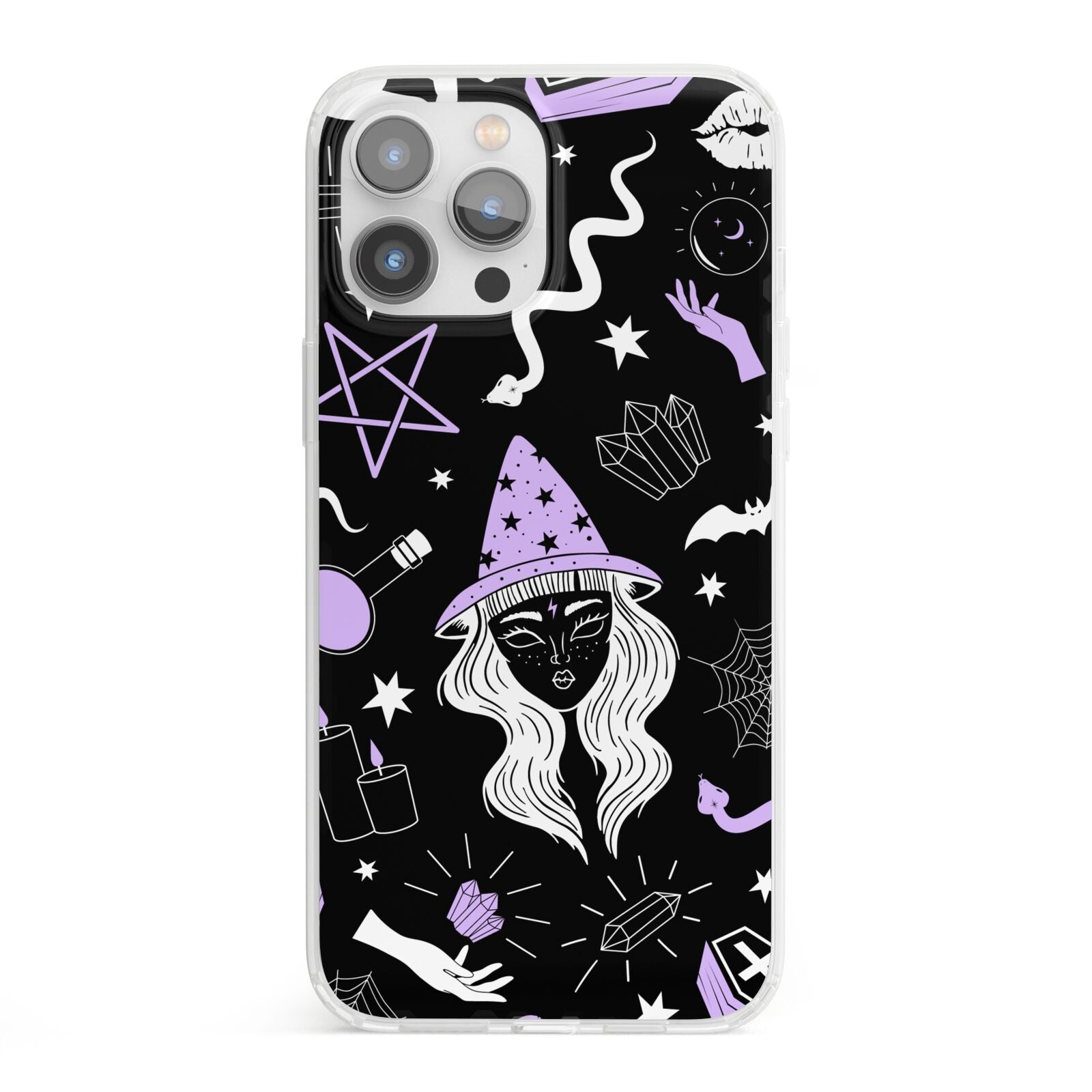 Witch iPhone 13 Pro Max Clear Bumper Case