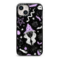 Witch iPhone 14 Black Impact Case on Silver phone
