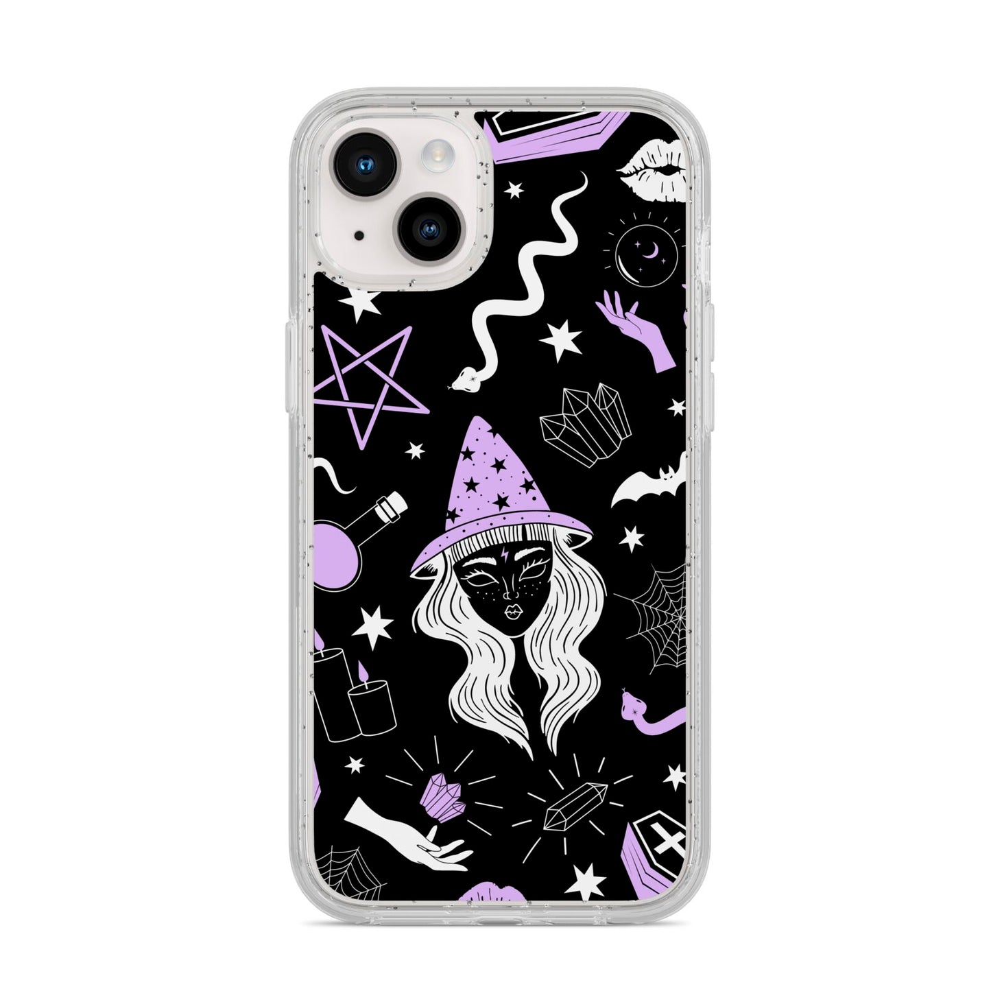 Witch iPhone 14 Plus Glitter Tough Case Starlight