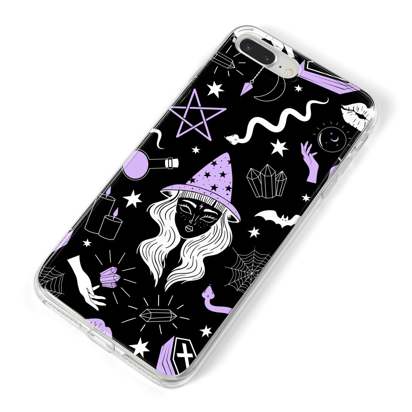 Witch iPhone 8 Plus Bumper Case on Silver iPhone Alternative Image