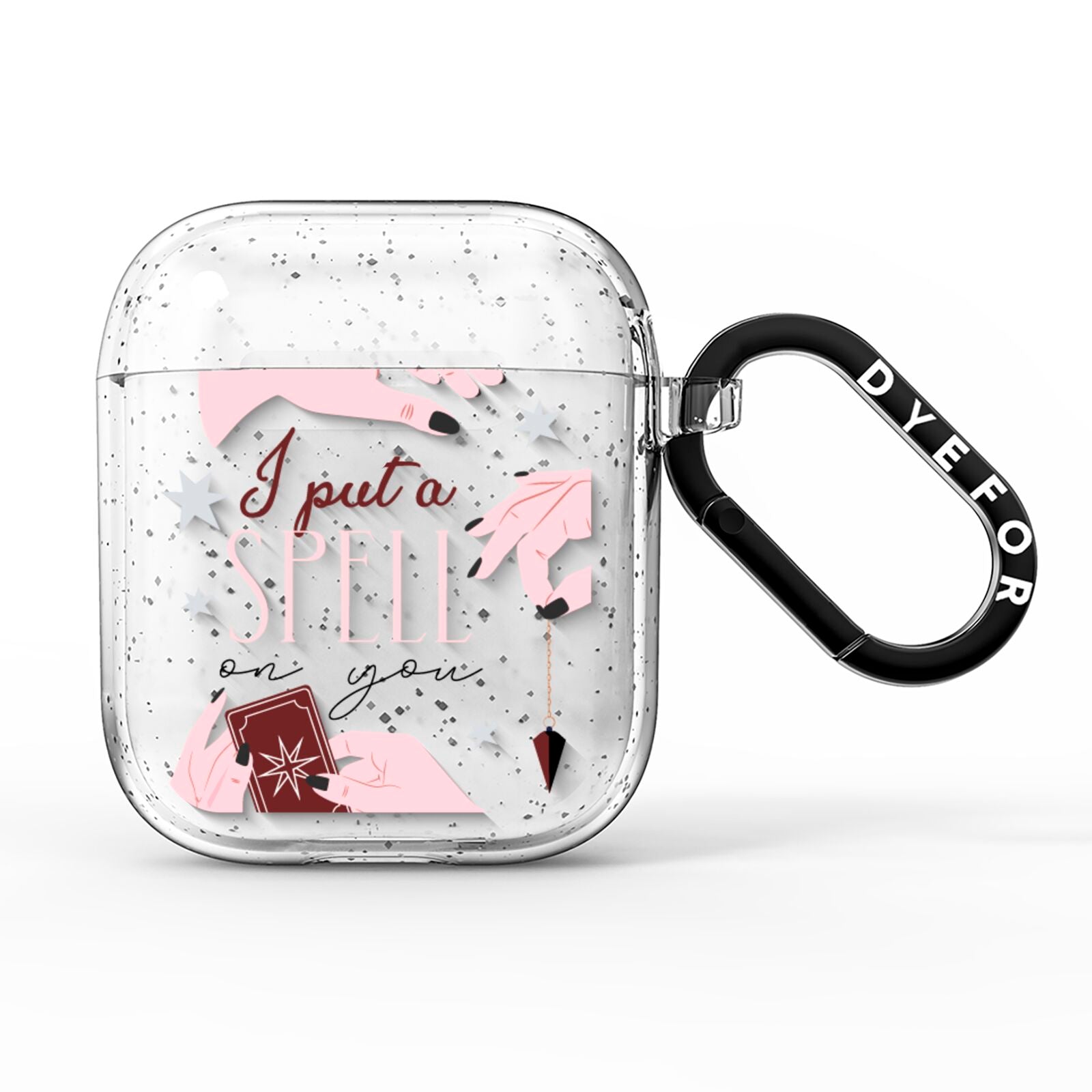 Witches Hands and Tarot Cards AirPods Glitter Case
