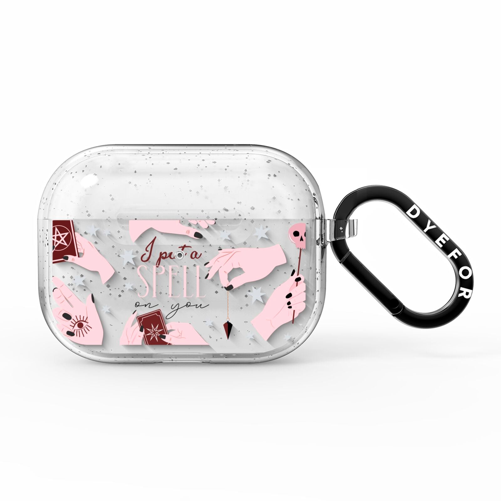 Witches Hands and Tarot Cards AirPods Pro Glitter Case