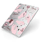 Witches Hands and Tarot Cards Apple iPad Case on Silver iPad Side View