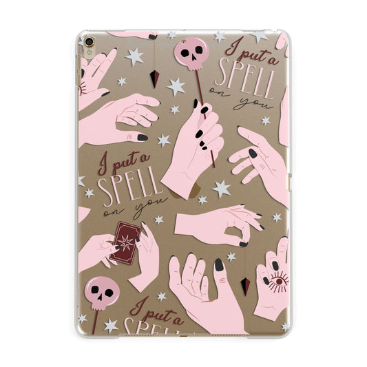 Witches Hands and Tarot Cards Apple iPad Gold Case