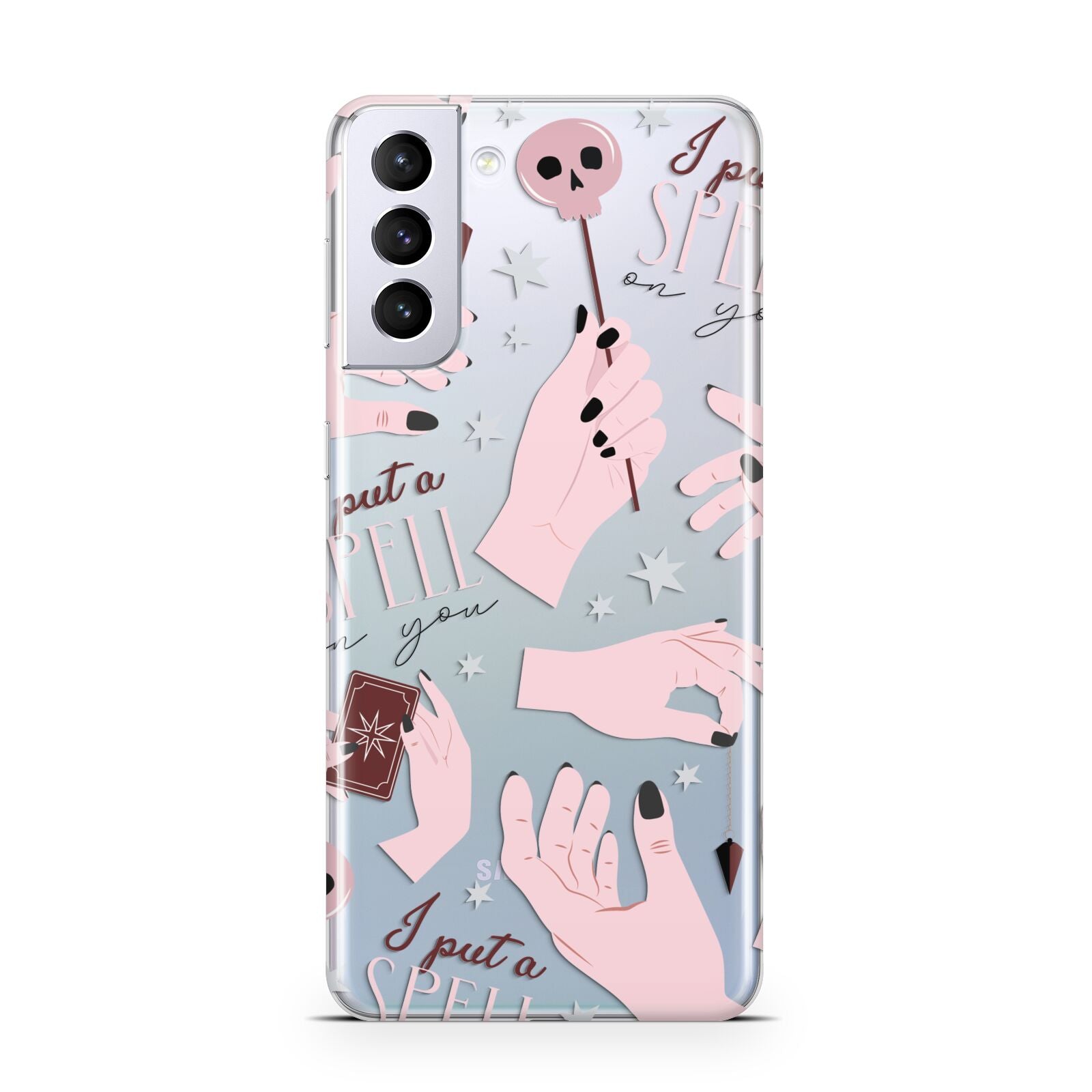 Witches Hands and Tarot Cards Samsung S21 Plus Phone Case