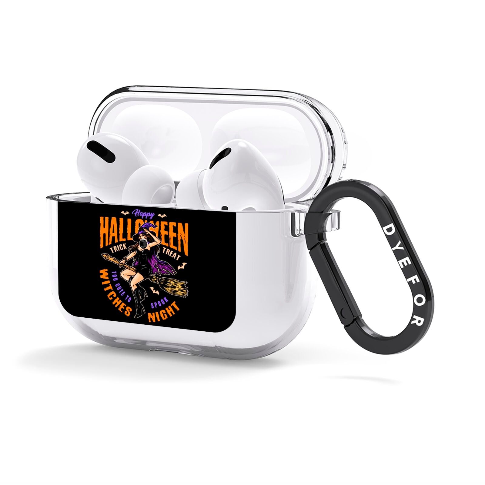 Witches Night AirPods Clear Case 3rd Gen Side Image