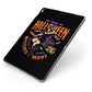 Witches Night Apple iPad Case on Grey iPad Side View