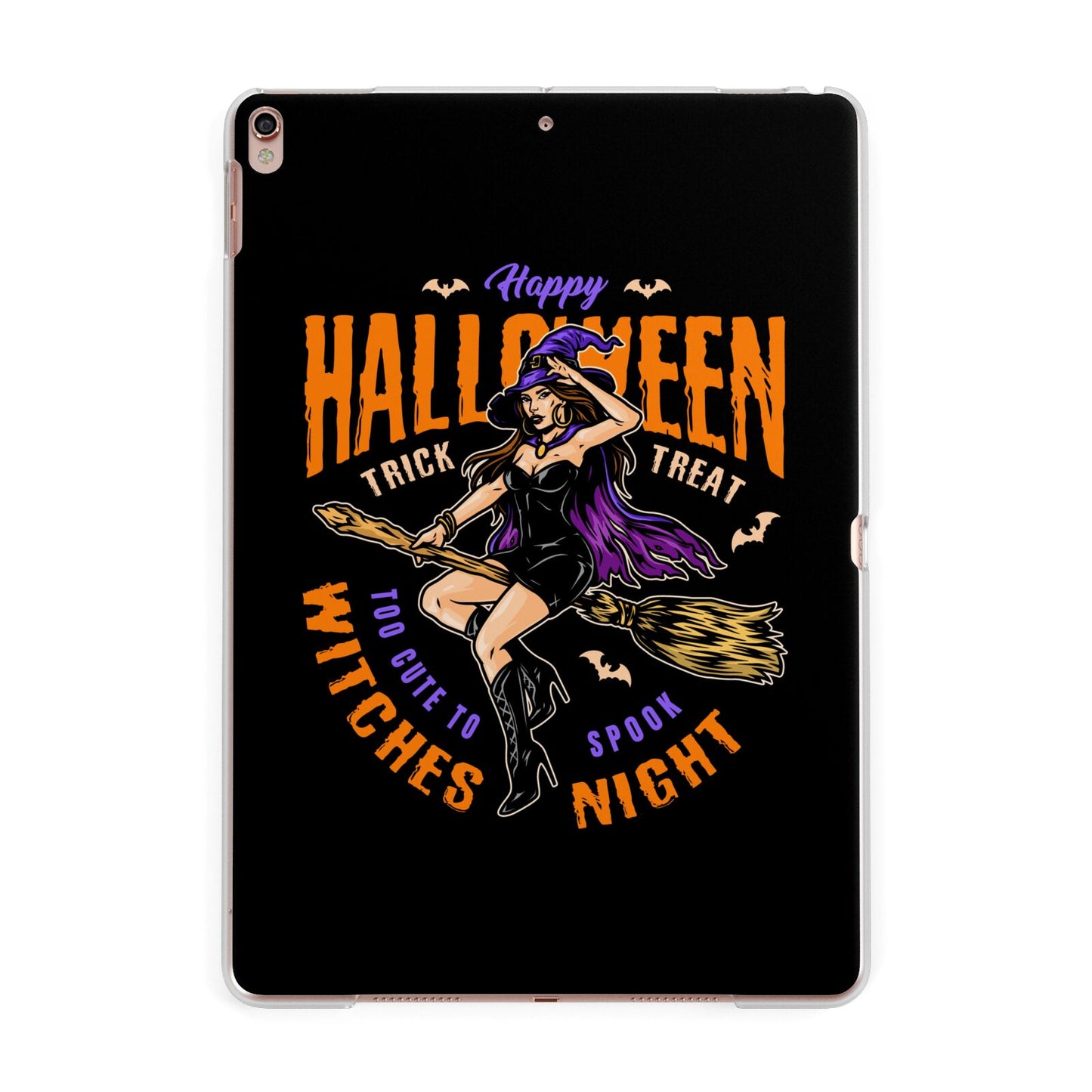 Witches Night Apple iPad Rose Gold Case