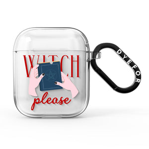 Witty Witch Illustration AirPods Case