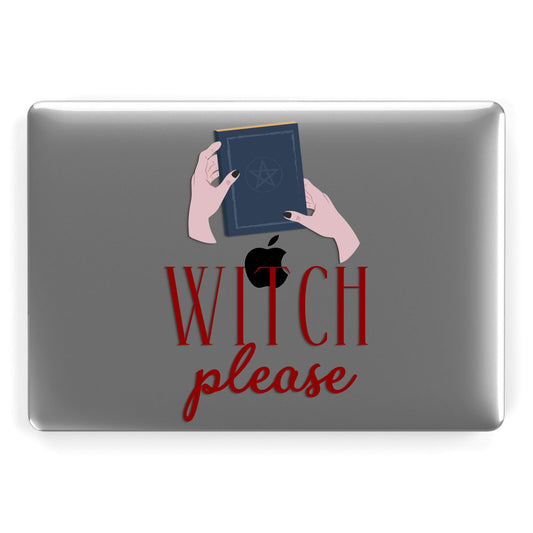 Witty Witch Illustration Apple MacBook Case