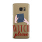 Witty Witch Illustration Samsung Galaxy Case