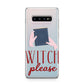 Witty Witch Illustration Samsung Galaxy S10 Plus Case