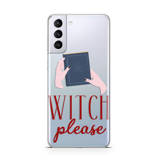 Witty Witch Illustration Samsung S21 Plus Phone Case