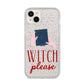 Witty Witch Illustration iPhone 14 Plus Glitter Tough Case Starlight