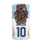 Womens Footballer Personalised Samsung Galaxy A7 2017 Case