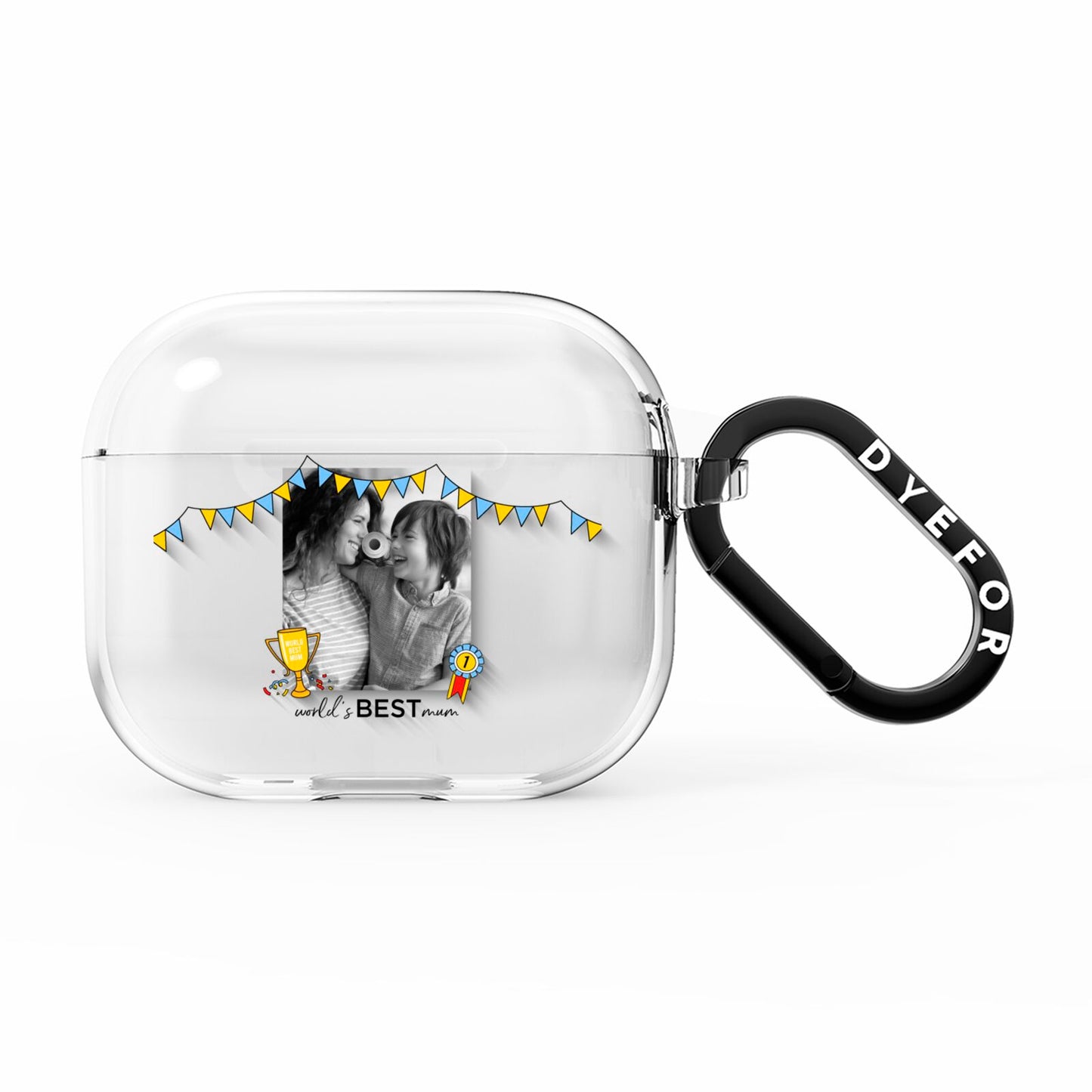 Worlds Best Mum AirPods Clear Case 3rd Gen