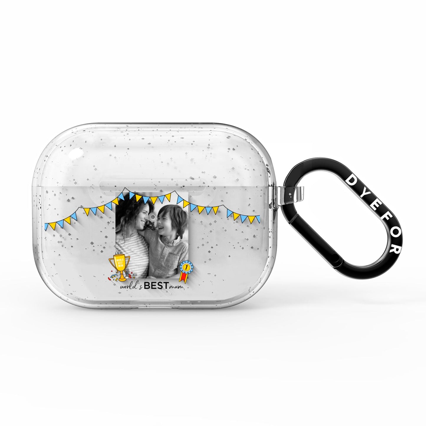 Worlds Best Mum AirPods Pro Glitter Case