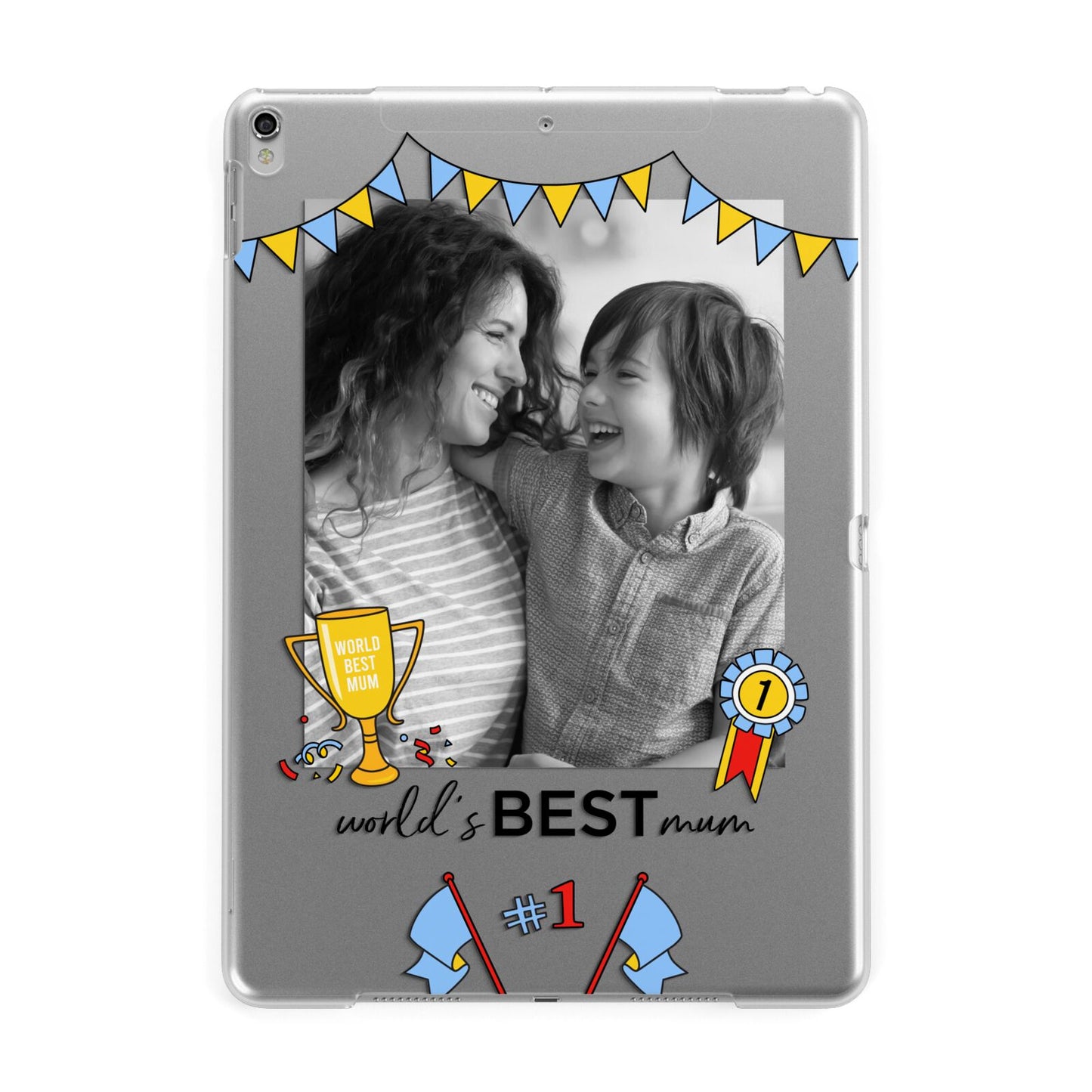 Worlds Best Mum Apple iPad Silver Case