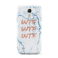 Wtf Rose Gold Blue Marble Effect Samsung Galaxy S4 Mini Case