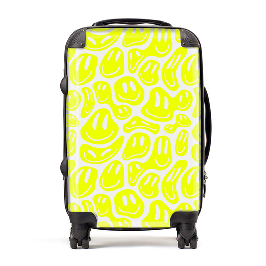 Yellow Happy Face Suitcase