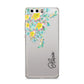 Yellow Pink Custom Flowers Huawei P10 Phone Case