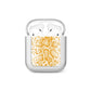 Yellow Snakeskin AirPods Case