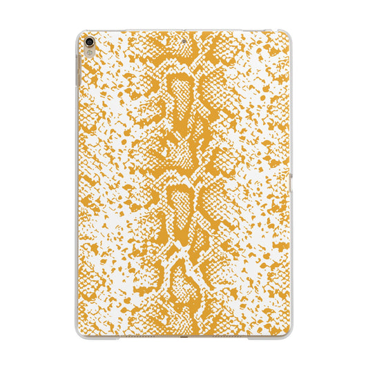 Yellow Snakeskin Apple iPad Gold Case