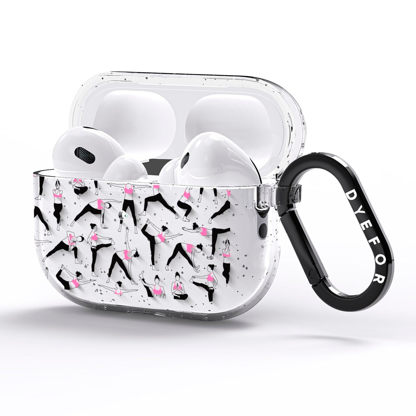 Yoga AirPods Pro Glitter Case Side Image