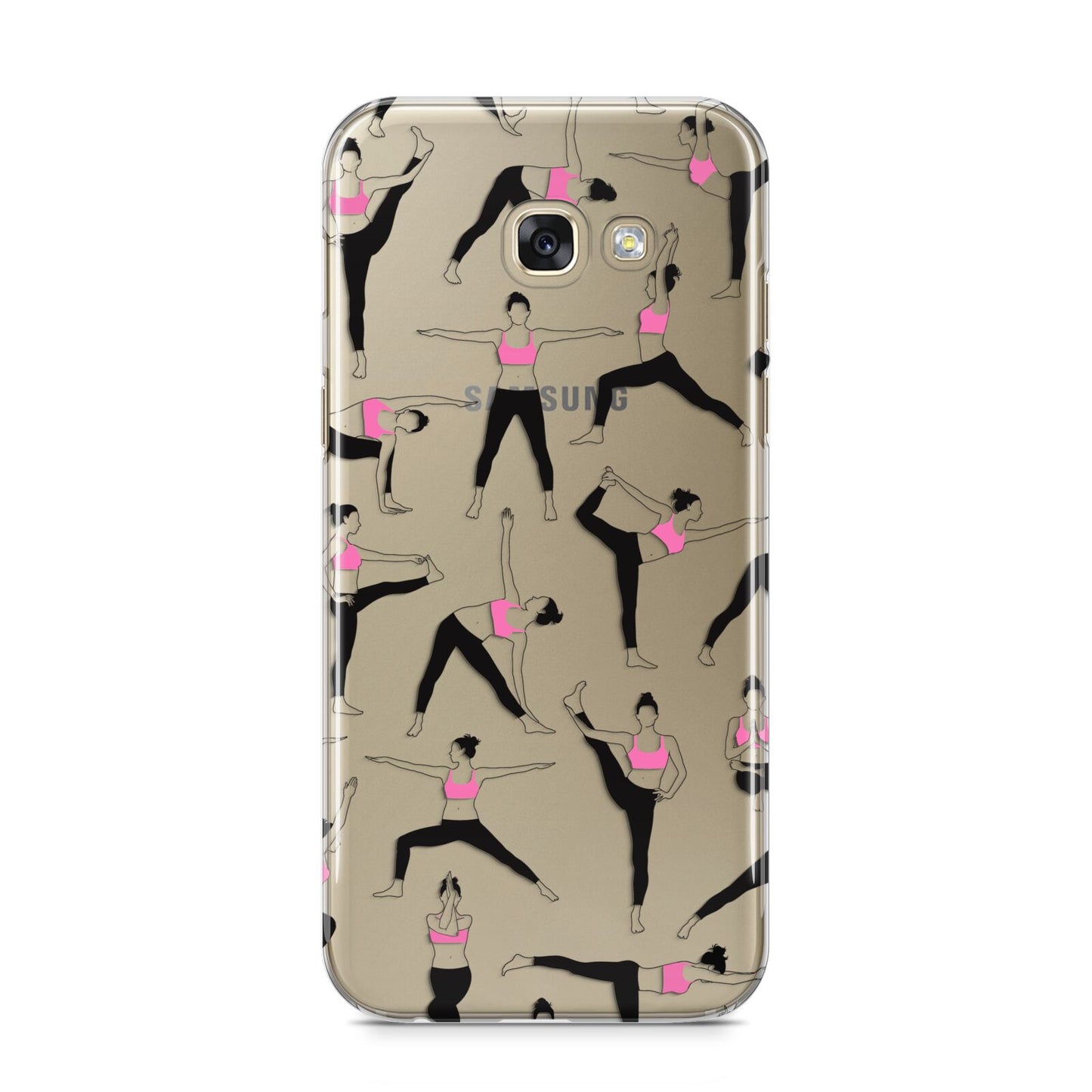 Yoga Samsung Galaxy A5 2017 Case on gold phone