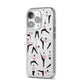 Yoga iPhone 14 Pro Clear Tough Case Silver Angled Image