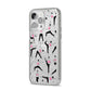 Yoga iPhone 14 Pro Max Glitter Tough Case Silver Angled Image