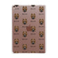 Yorkie Russell Icon with Name Apple iPad Rose Gold Case