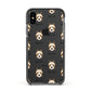 Yorkie Russell Icon with Name Apple iPhone Xs Impact Case Black Edge on Black Phone