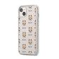 Yorkie Russell Icon with Name iPhone 14 Plus Clear Tough Case Starlight Angled Image