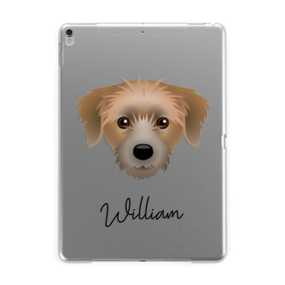 Yorkie Russell Personalised Apple iPad Silver Case